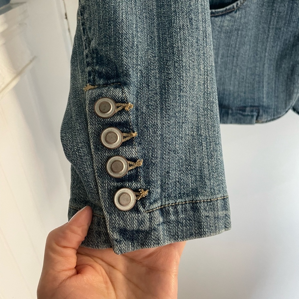 St. John’s Bay Denim Blue Women's Jacket in size large - Picture 3 of 15